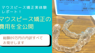 マウスピース矯正にかかった費用の内訳を公開するFP主婦のブログアイキャッチ画像
